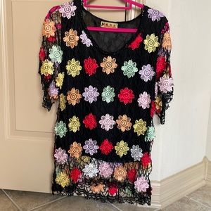 🍀2 for $10🍀 Hand made crocheted flower top